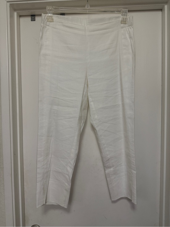 J. Jill Pants - J Jill Linen stretch pant - size small petite - white